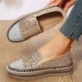 thumbnail image 6 of Tawop Women Shoes Slip On Casual Flat Gold Size 8.5, 6 of 9