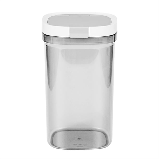 Contenedor Hermético para Almacenamiento de Café, de Cocina de Plástico de 1800 Ml con Tapa para Granos de Café, Harina, Azúcar y Cereales