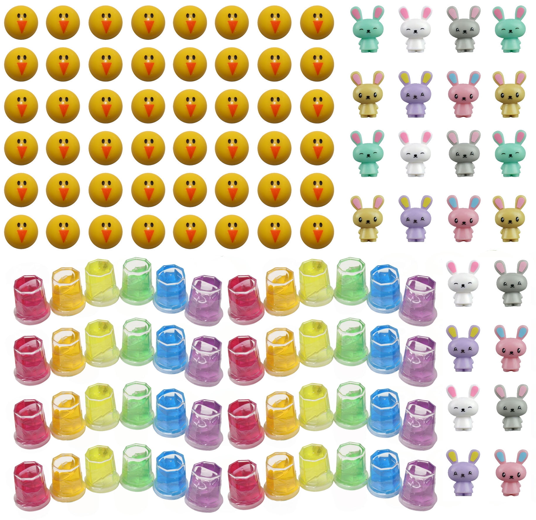 120 Piece Easter Egg Toy Filler Set Egg Filler Small Novelty Prize