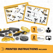 Engino Creative Builder- Backhoe Loader- 3-in-1, STEM Toys for Kids 6+