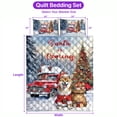 thumbnail image 5 of Santa is Coming Shiba Inu Merry Christmas Xmas Noel Truck Tree Quilt Bedding Set Shibas Dog Lovers Gifts Idea 1 Blanket Bed Cover 2 Pillowcases - 02023, 5 of 5