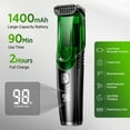 thumbnail image 3 of Beard Trimmer for Men for Less Mess: Vacuum Mustache Trimmer with Adjustable Length Comb- IPX7 Waterproof -Rechargeable Built-in Electric Trimmer for Beard, Mustache and Stubble, 3 of 8