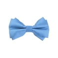 thumbnail image 1 of CORBATA DE LAZO PREATADA PARA HOMBRES INSPIRADA EN EL DÍA DEL PADRE, DE DOBLE CAPA, AJUSTABLE, COLOR SÓLIDO AZUL CIELO, 1 of 4