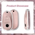 thumbnail image 6 of Key Fob Cover Compatible with Mercedes Benz A B C G R M E S Class C300 AMG GLC 300 GLA Maybach S 680 2025-2026 Keychain Case Holder Protector,B Pink, 6 of 7