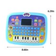 thumbnail image 4 of KOYPTL Tablet Toddler Learning Pad Interactive Toy with Screen for Preschoolers 2 3 4+ Years Old,Early Educational Toys Gifts with Music/ABC/Numbers/Words/Spell/Story for Boys Girl Christmas Birthday, 4 of 9