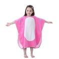 thumbnail image 1 of Toalla de Baño con Capucha LOLANTA para Niños, Tela de Rizo con Dinosaurio Rosa, 4-6 Años, 1 of 7
