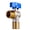 Blue, variant on Lerpwige Hot/Cold Water Shut Off Valves 1/2inch Turn Angle Stop Valves Plumbing Fitting