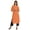 Dark Peach2, variant on Moomaya Solid Pintuck Blouses For Women Indian Ethnic Kurti Casual Cotton Kurta