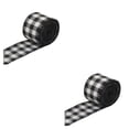 thumbnail image 2 of stanreset Christmas Ribbon Convenient Portable Classic Plaid House Decorations Fancy Decorative Accessories for Celebration 6 Width 4cm Type2 NO2, 2 of 6