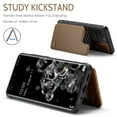 thumbnail image 3 of Feishell for Samsung Galaxy S20 Ultra Case with Card Holder, Wallet Case for Women Men with RFID Blocking, Durable PU Leather Kickstand Magnetic Clasp Shockproof Phone Case,Brown, 3 of 9