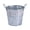 B, variant on Galvanized Metal Large Planter with Lid, Farmhouse Style Container, Embossed Decorative Pot for Outdoor Garden Patio Storage