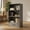 Gray, variant on Spaco 48 Inch Tall 4 Tiers Wood Bookcase with Drawer-White, Tall Bookshelf, Shelves for Living Room, Home Office, Bedroom, Balcony