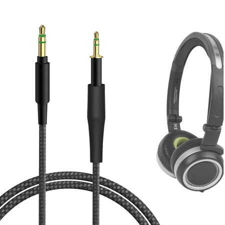 Geekria Audio Cable Compatible with AKG Q460 K480 K430 K450 K451 K452 JBL J55 series J88 series Headphones 2.5mm to 3.5mm Braided Nylon Replacement Stereo Cord (1.9ft/0.6m)