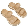 thumbnail image 6 of Leozcaa Womens Recovery Sandals Comfy Plantar Fasciitis Arch Support Orthotic Thick Cushion Sport Slide, 6 of 7