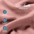 thumbnail image 3 of Bare Home Washed Sheet Set - Premium 1800 Collection - Deep Pocket - 4 Piece - Full, Dusty Rose, 3 of 8