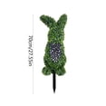 thumbnail image 4 of Easter Decorations Outdoor, Artificial Easter Bunny Topiary Trees with Ground Spike, 70cm/28inch UV-Resistant Easter Home Decor for Porch, Outdoor & Indoor Spring Rabbit Artificial Topiary Tree, 4 of 5