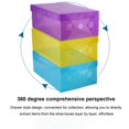 thumbnail image 5 of Shoes Box Cardboard, Transparent Dust-Proof Stackable Drawer Shoes Storage Box Container Organizer, Shoe Boxes Cardboard Plastic Shoes Organizer for School College Dorm Rooms Closet, 5 of 10
