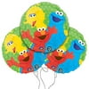 Sesame Street Elmo, Big Bird and Cookie Monster 18" Mylar Balloon 3pk