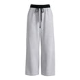 thumbnail image 5 of Busydd Teen Girls Sweatpants 5-15 Years Comfortable Elastic Waist Drawstring Athletic Pants Trendy Colorblock Side Pockets Casual Pants for Girls 12-13 Years, 5 of 8