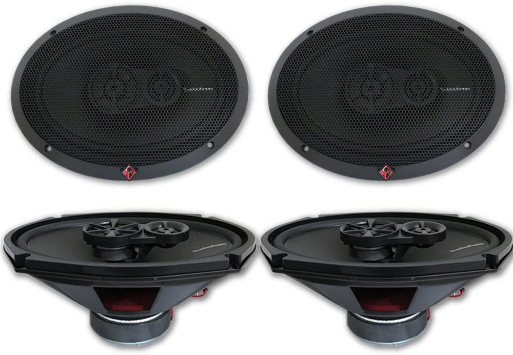 2 Pair Rockford Fosgate R169X3 6x9" 260Watt 3 Way Car Speakers