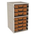 thumbnail image 1 of Rolacase Van Storage System Cabinet RCSK8/C Series 4/Series 8 Van Storage System Shelf Mount; With 7 RC001/CL Parts Organizer Cases, 1 of 3