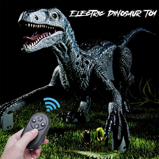 RC Dinosaur Raptor Jurassic Remote Control Velociraptor Toy Electric Walking Dino dragon Toys For Childrens Christmas Gifts heqiyong toy