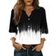 thumbnail image 3 of TaTaai Women's Fashion Spring And Summer Button Up Cardigan 3/4 Quarter Sleeve Jacket V-neck Top/shirt Gift, 3 of 6