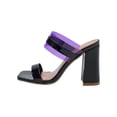 thumbnail image 2 of Sandalias Mujer Moda Jelly Tacones altos cuadrados Zapatillas de empalme de color Zapatos casuales Wmkox8yii  ytu4235, 2 of 7