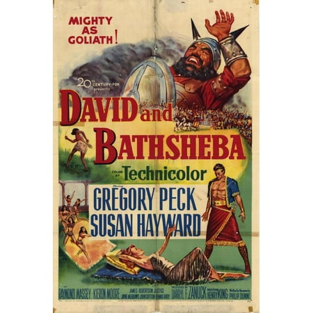 David and Bathsheba POSTER (27x40) (1951) (Style B)