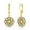 Gold, variant on Alexcraft Dangle Drop Leverback Stud Earrings for Women Sterling Silver Hypoallergenic Flower Dangle Drop Earrings Jewelry Gifts for Birthday Christmas