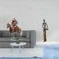 thumbnail image 2 of Adorno De Caballero Acrílico, Centro De Mesa, Regalo Impermeable, Decoración De Escritorio Con Base, Estatua De Mujer Tribal Africana, Figura De Mujer Africana, Escultura Decorativa Ligera,, 2 of 8