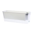 thumbnail image 3 of koolsoo Window Box Planter Versatile Container Flower Pot for Garden Outdoor Balcony Clear and White, 3 of 9