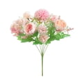 thumbnail image 2 of Deago 2 Bunches Silk Peony Artificial Fake Flowers Bunch Bouquet for Home Wedding Office Party Decor (Pink), 2 of 10