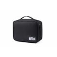 thumbnail image 1 of Digital Storage Bag Waterproof Cable Electronic Organizer Portable USB Data Line Charger Plug Storage Bag Travel Cable Organizer Black, 1 of 6
