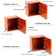 thumbnail image 5 of Magnetic Door Catch Pull Strong Magnet Cabinet Latches Magnetic Hardware Stainless Steel Chrome Door Closer for Bathroom Sliding Door Window Cupboard, 5 of 5