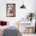 thumbnail image 2 of Stupell Industries Feminine Regal Frenchie Brown Framed Floater Canvas Wall Art design by Wumples, 25 x 17, 2 of 9