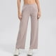 thumbnail image 1 of MKLEKYY Pantalones deportivos ligeros de pierna ancha para mujer, de 76 cm, de cintura alta, informales, para viajes y trabajo, con bolsillos, holgados., 1 of 4