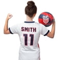 thumbnail image 4 of U.S. Soccer USWNT National Team 4 Star Champion Soccer Game Day Youth Poly Shirt, Smith 11 - YXS, 4 of 7