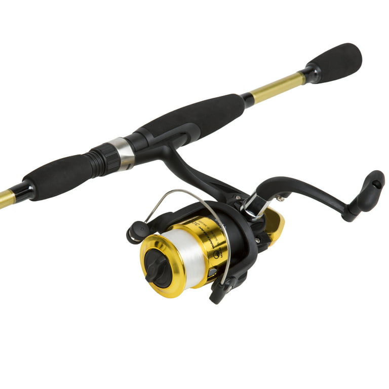 Wakeman Strike Series Spinning Rod and Reel Combo - Trophy Gold