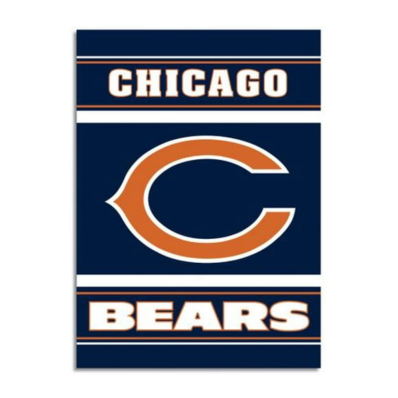 Chicago Bears 2-Sided 28 x 40 House Banner