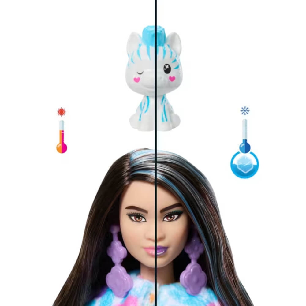 Mattel HRK39 Barbie Cutie Reveal Zebra Doll