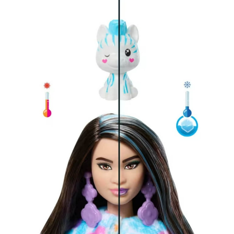 Mattel HRK39 Barbie Cutie Reveal Zebra Doll - Walmart.com
