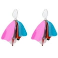 thumbnail image 2 of Earrings,Fashionable Petal Shape Women Ear Stud Ear Drop Exquisite Design, 2 of 3