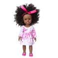thumbnail image 2 of Baby Toy HUOGUO, pelo rizado africano negro, 35 cm, de vinilo, 2 of 2