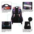 thumbnail image 4 of FORMRS Kids School Backpack Elementary Student Unisex Travel Bookbag with Reflective Stripes, Beautiful Floral Pattern, 4 of 7