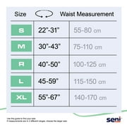 Seni Super Plus Adult Incontinence Brief L Heavy Absorbency Breathable / Overnight, S-LA25-BP1, Severe, 25 Ct