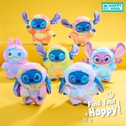 HAPPY HAUL Disney Stitch Snow Cone Swirl Vinyl-Face Plush Blind Box Collectible Toy, Vinyl-Faced Plush Clip-On Surprise, 5-Inch Stuffed Toy, Short-Run Drop, Ages 8 and up