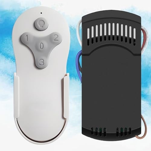 Universal Ceiling Fan Remote Control Replacement for Harbor Breeze Hunter Casablanca 3/4 Speed AC Ceiling Fan, Light Dimmer with Wall Mount$$Tools & Hardware Other