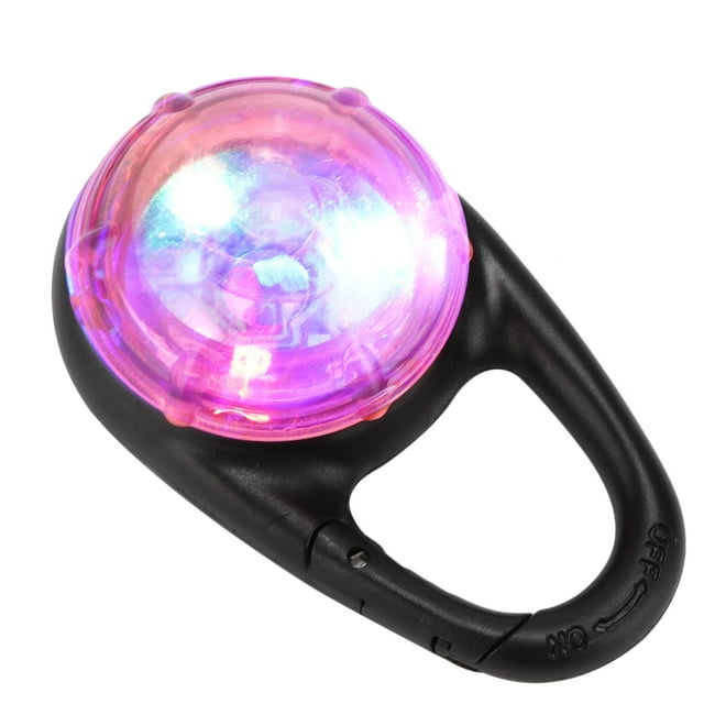LED Dog Collar Light, Portable Buckle LED Dog Pendant Removable Luminous Night For Pet Dog Cats For Outdoor Pink Light