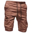 thumbnail image 5 of zuwimk Mens Shorts,Men's Cargo Shorts Lightweight Multi Pocket Casual Short Pants Coffee,S, 5 of 5